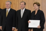 Dilma recebe credenciais de novos embaixadores 4122